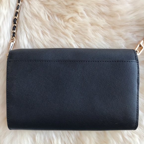 Tory Burch Black ROBINSON CHAIN WALLET - Picture 5 of 9